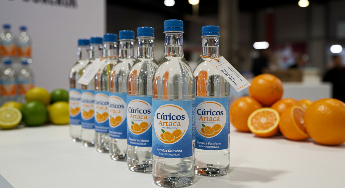 Agua embotellada y saborizada